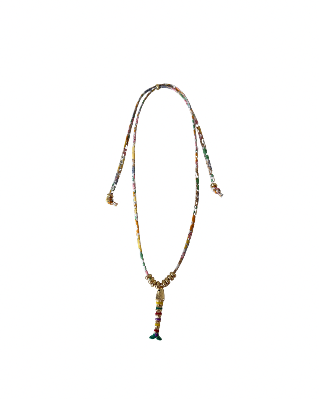 Liberty of London Cord Necklace — Multi Fish