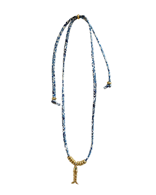 Liberty of London Cord Necklace - Gold Fish