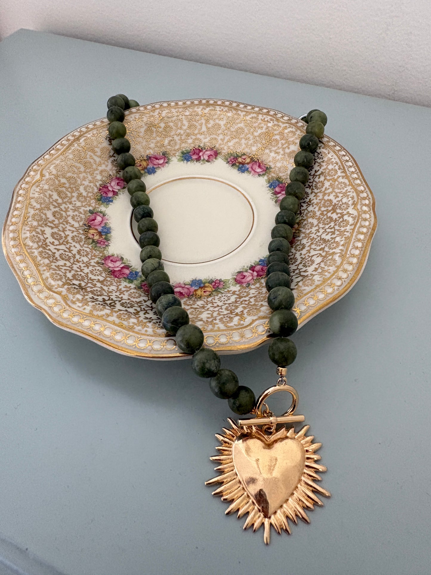 The Jaded Heart Necklace