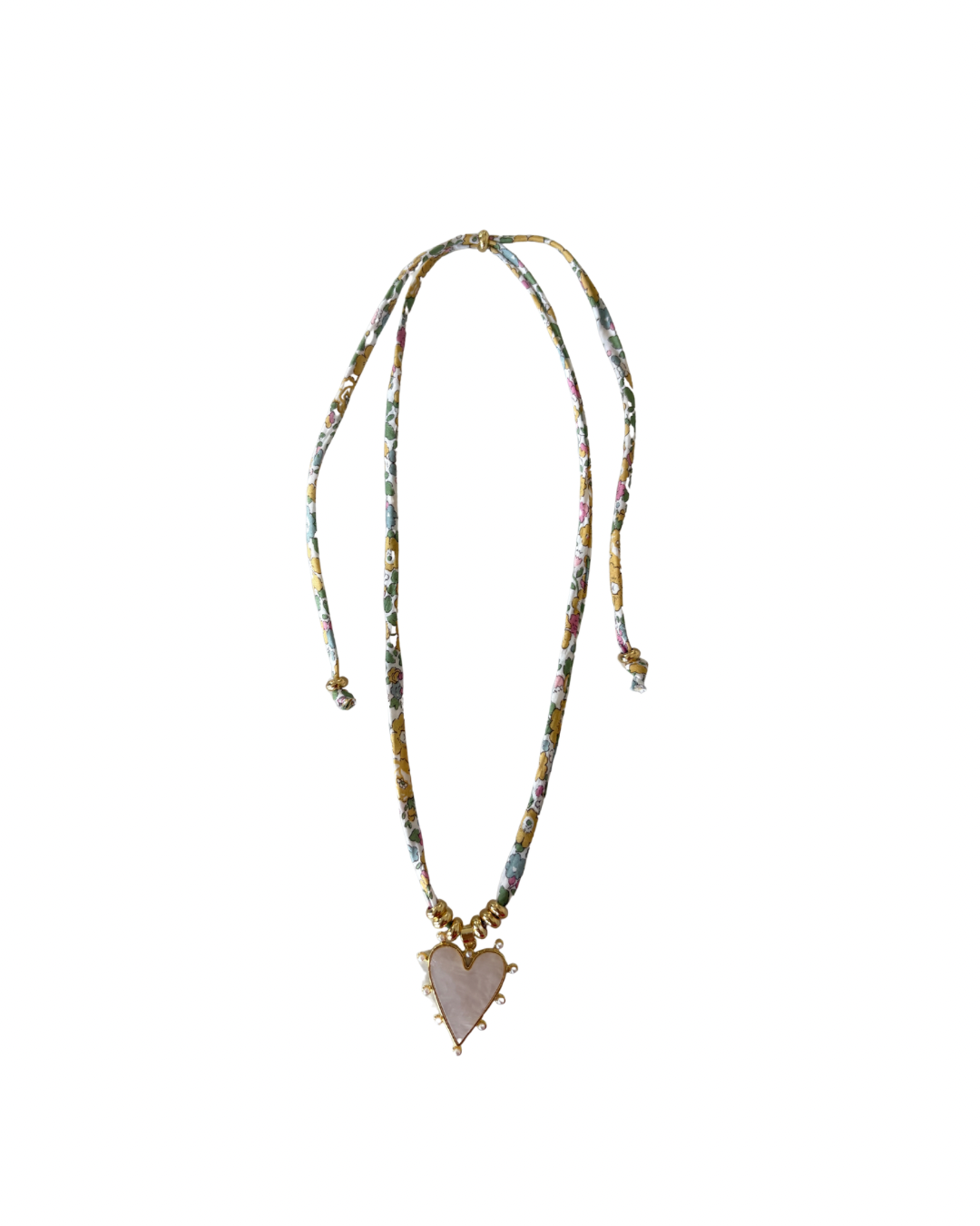 Liberty of London Cord Necklace — Multi Heart