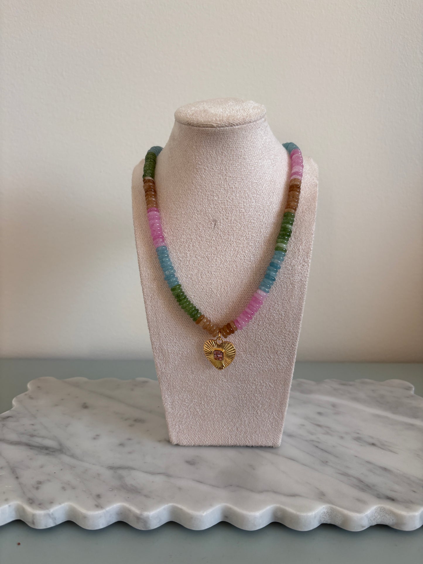The Diana Necklace - Heart Charm