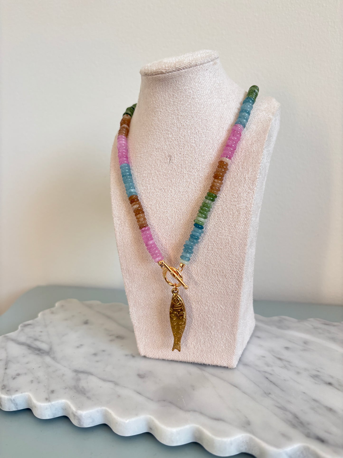 The Diana Necklace - Fish Charm
