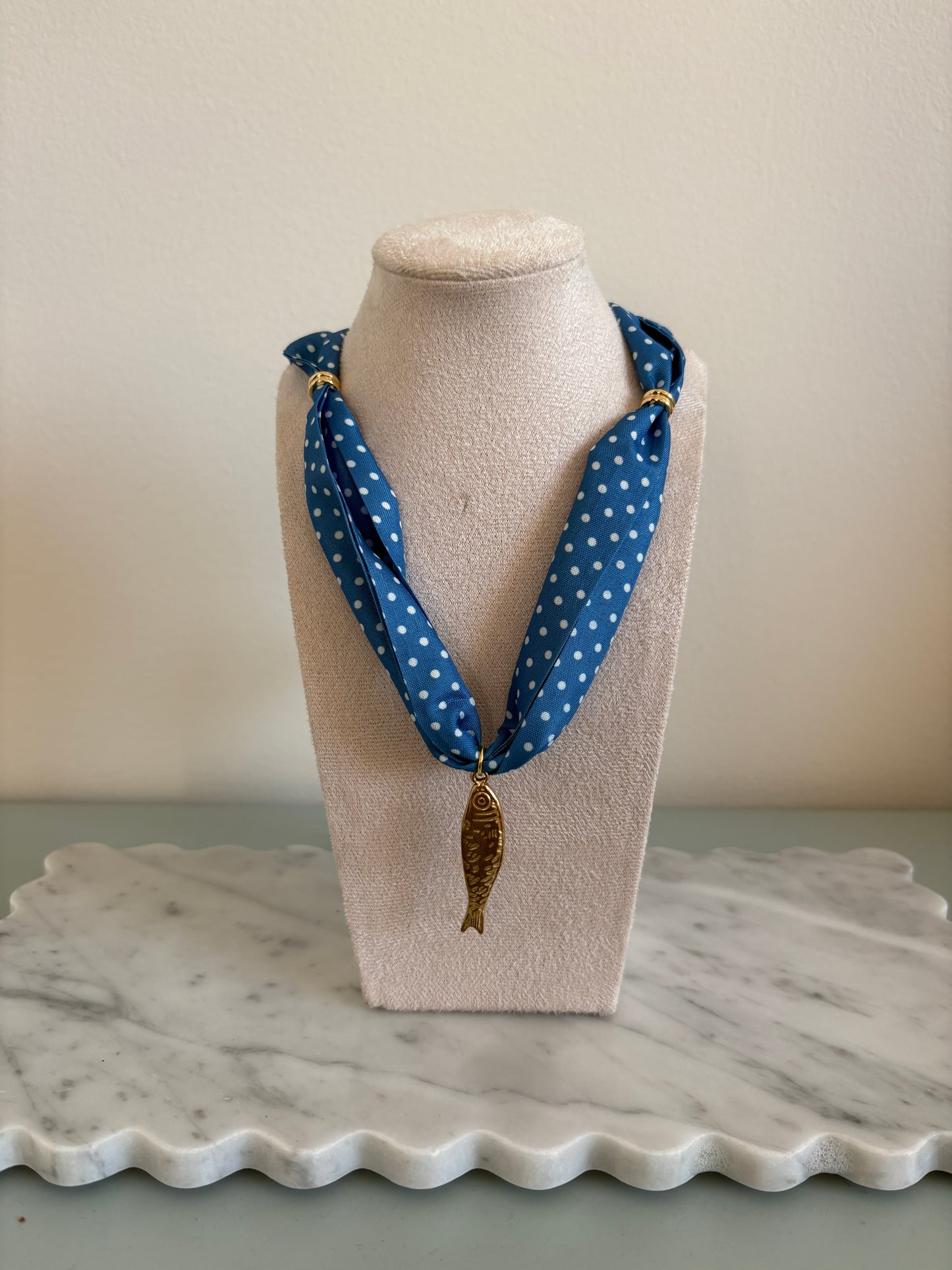Deep Sea Scarf Necklace