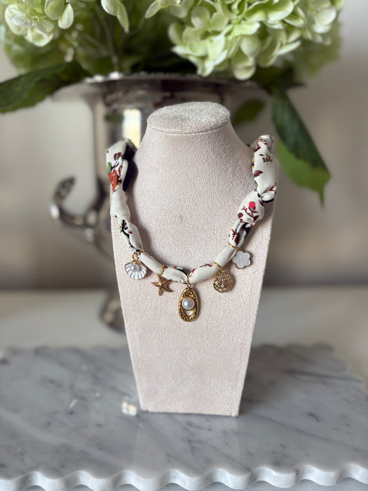 Warm Coast Scarf Necklace