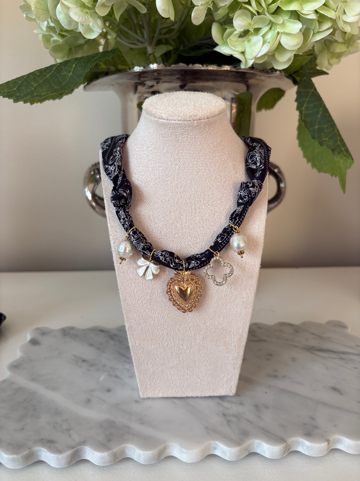 Charmed Out Scarf Necklace