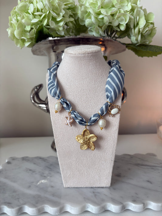 By the Coast Scarf Necklace