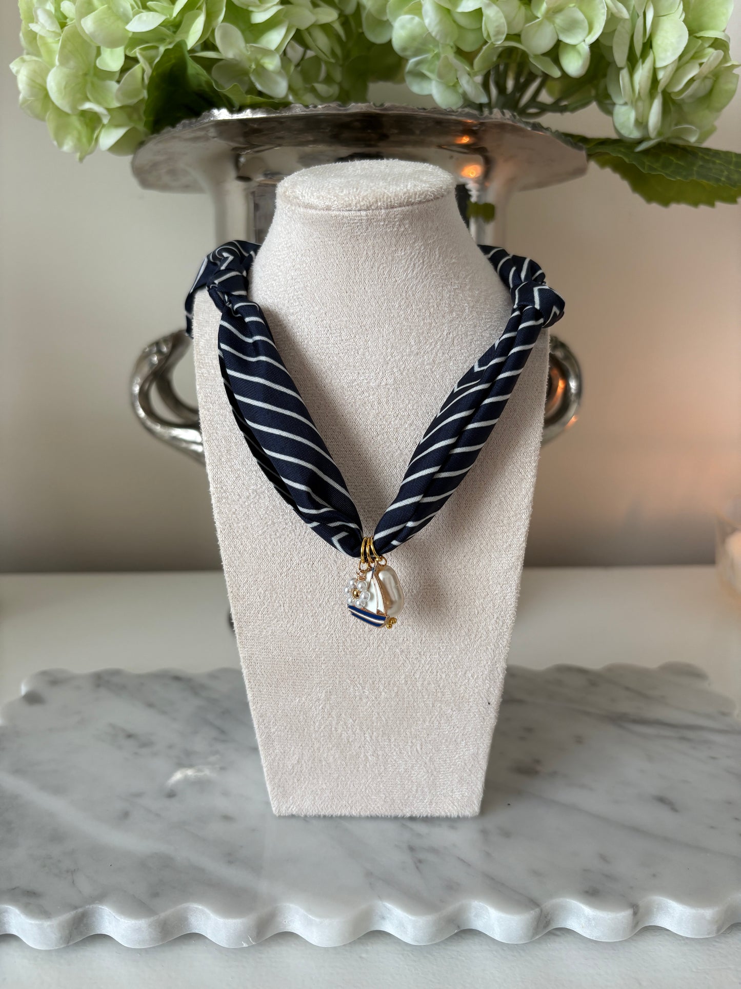 The Sailor Cluster Scarf Necklace