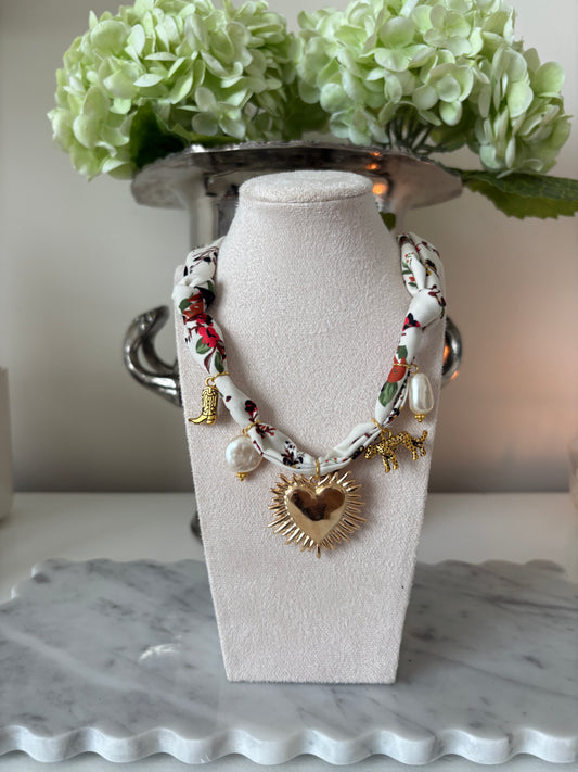 Gone Cowgirl Scarf Necklace