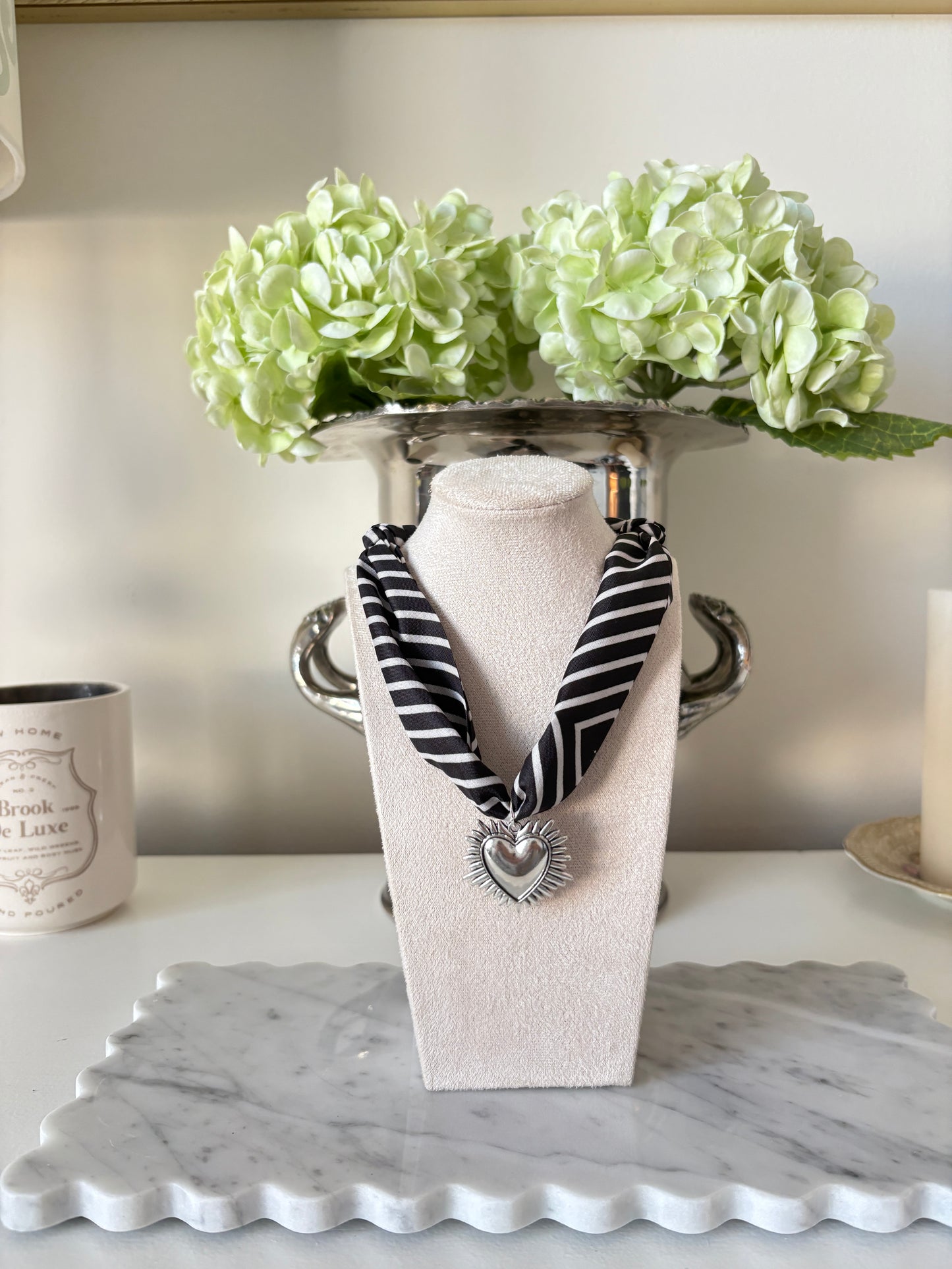 The Simple Stripe Scarf Necklace