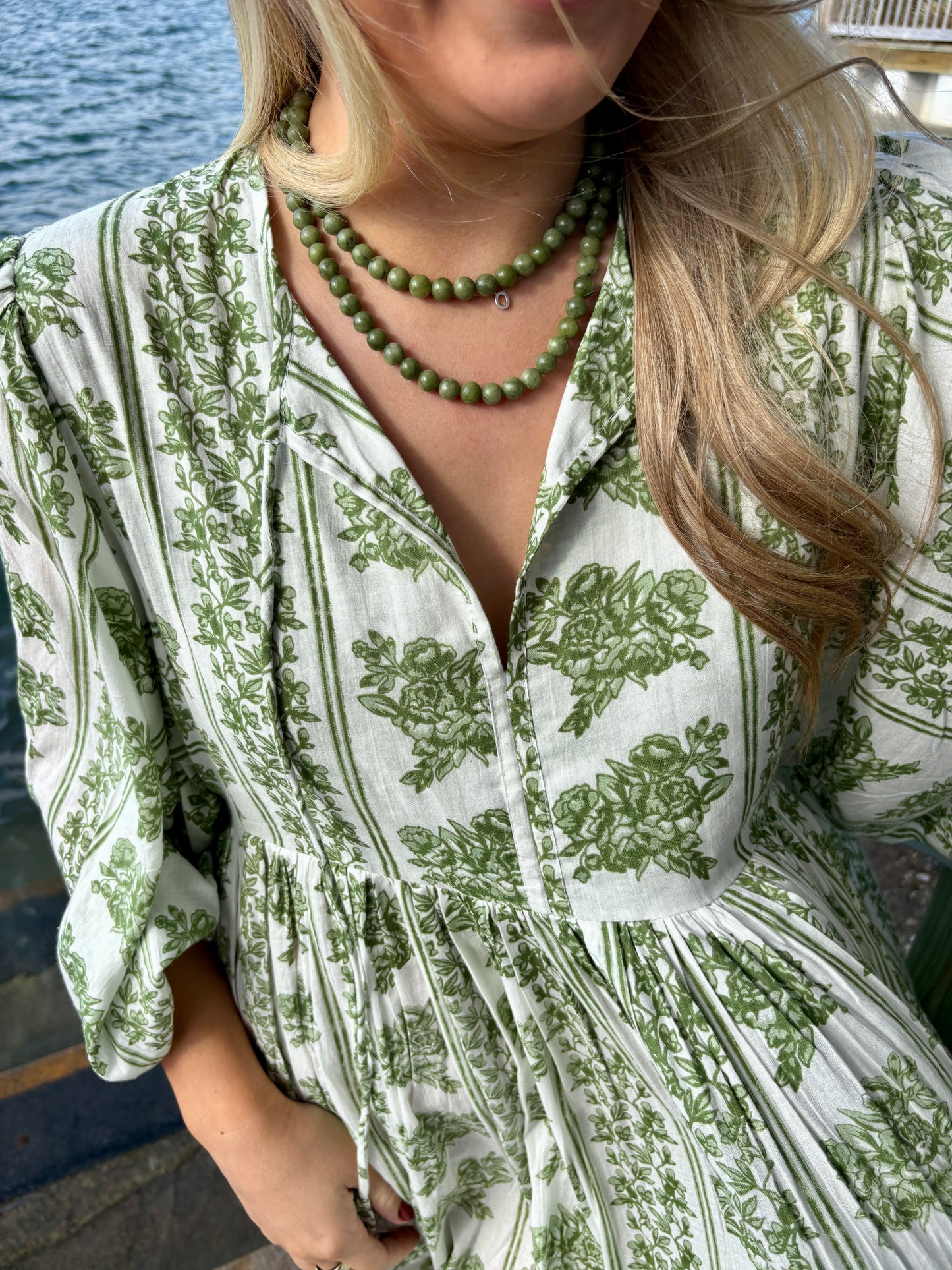 The Sweetgrass Beaded Necklace
